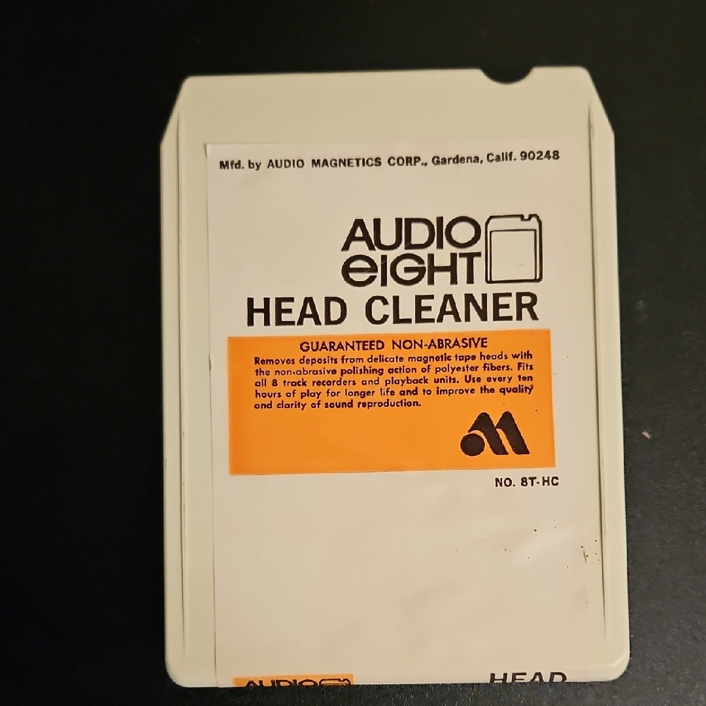 Audio Eight Head Cleaner Vintage 8 Track Head Cleaner 70's - Picture 2 of 4